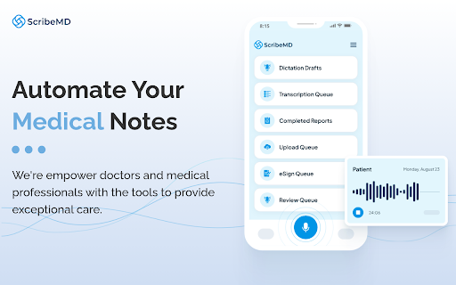 image for ScribeMD - AI Medical Scribe