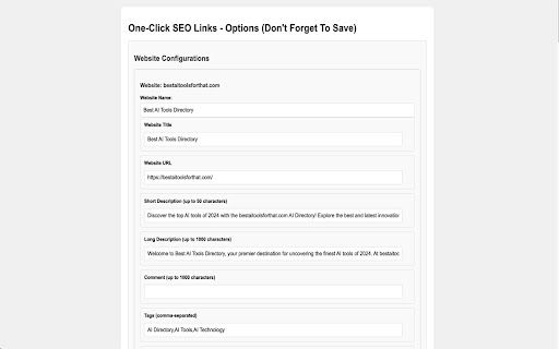 image for One-Click SEO Links