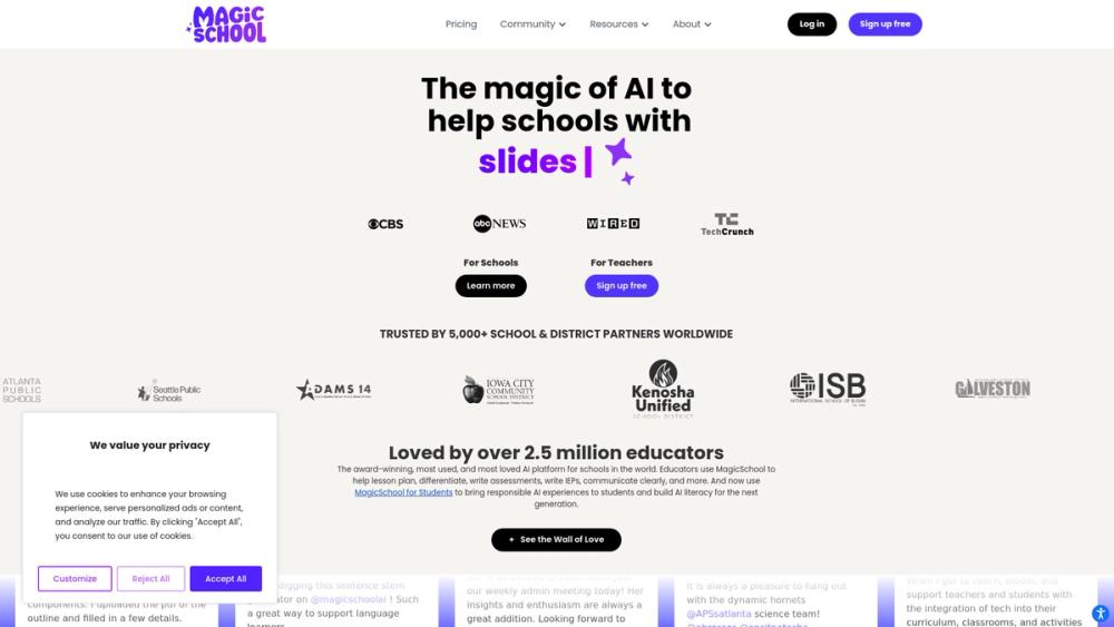 image for MagicSchool AI