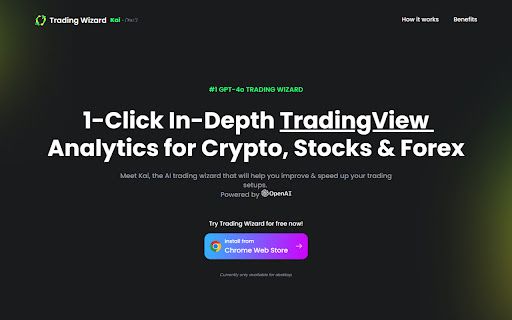 image for Kai: 1-Click In-Depth TradingView Analytics for Crypto, Stocks & Forex.