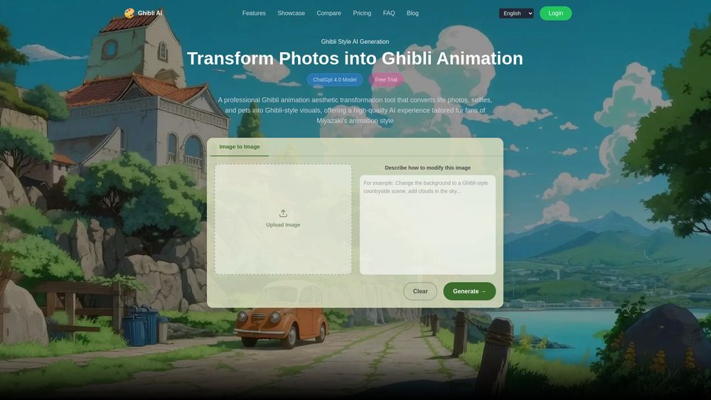 image for Ghibli Style Image Generator