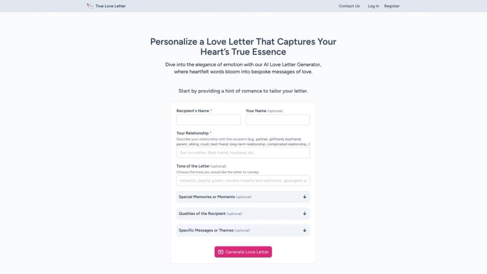 image for True Love Letter