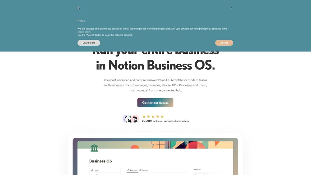 image for Notion Business OS