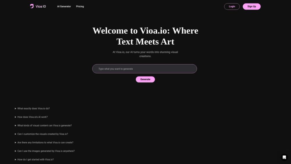 image for Vioa.io AI Image Generator