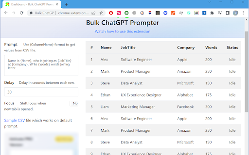 image for Bulk ChatGPT Prompter
