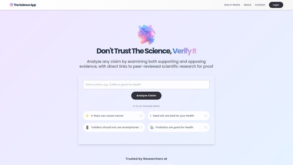image for The Science App