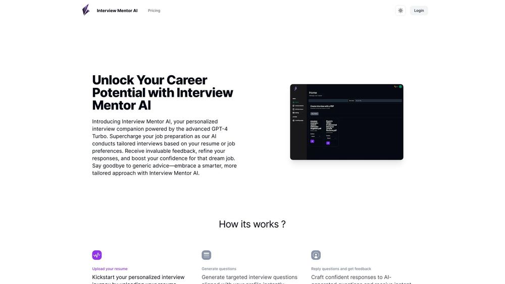 image for Interview mentor AI