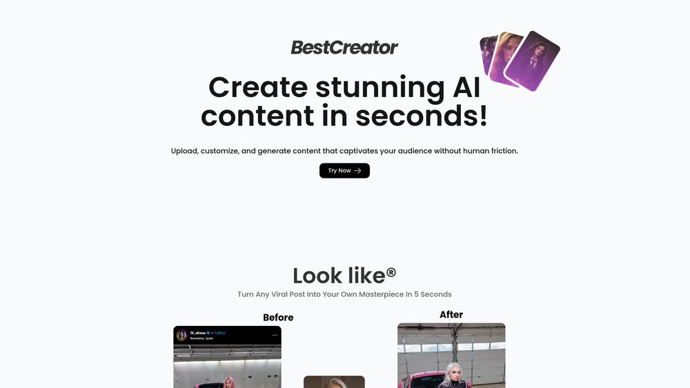 image for Best Creator