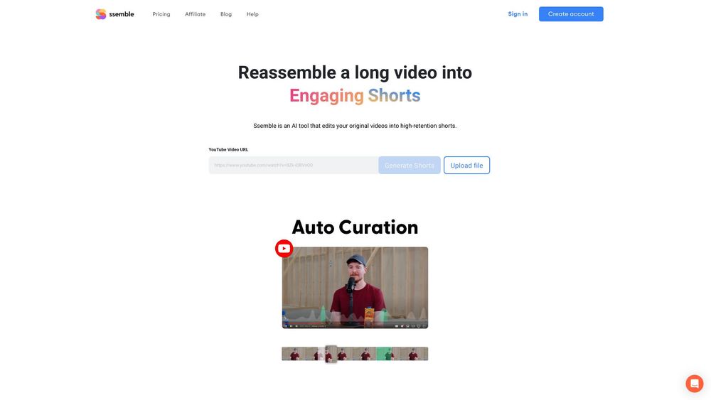 image for Ssemble YouTube Shorts Maker