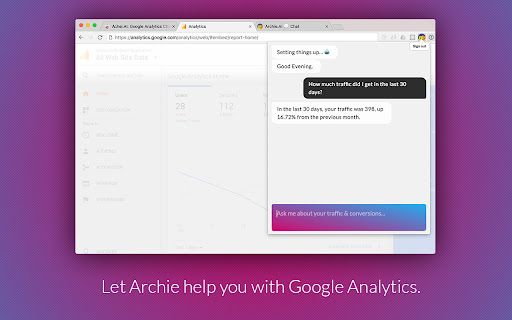 image for Archie.AI: Google Analytics Chatbot