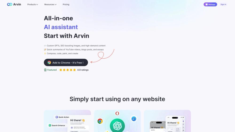 image for Arvin - AI Assistant