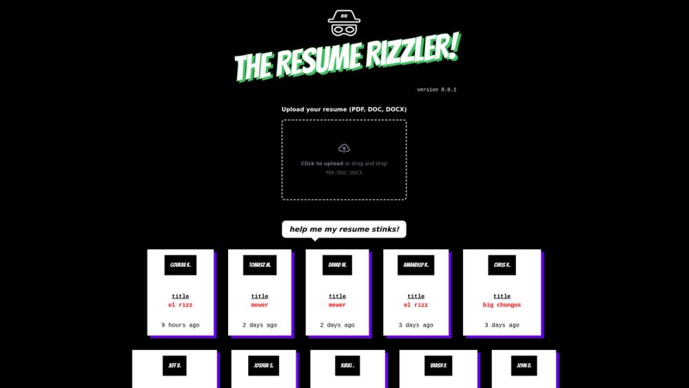 image for resume rizzler