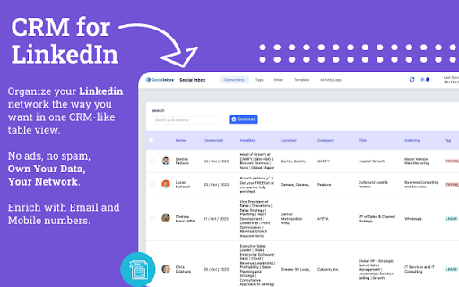 image for SocialInbox #1 LinkedIn CRM + AI Powered
