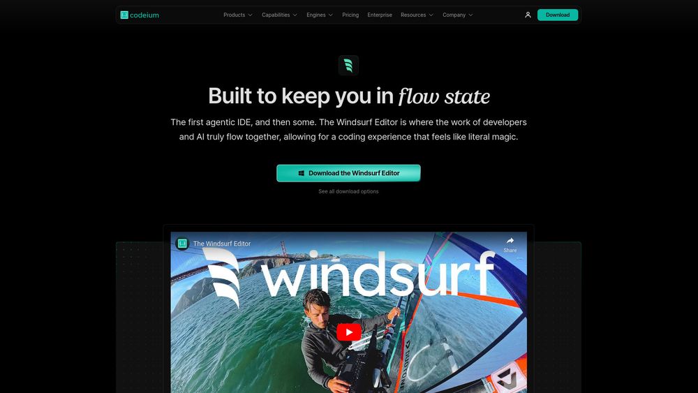 image for The Windsurf Editor