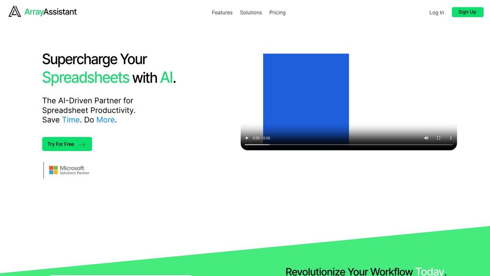 image for Array Assistant - AI Excel Bot