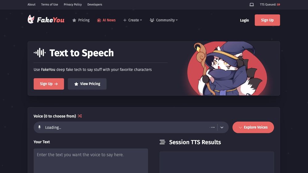 image for FakeYou