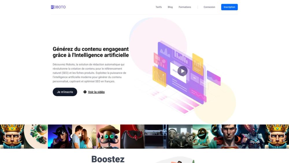 image for Roboto - Générateur de contenu
