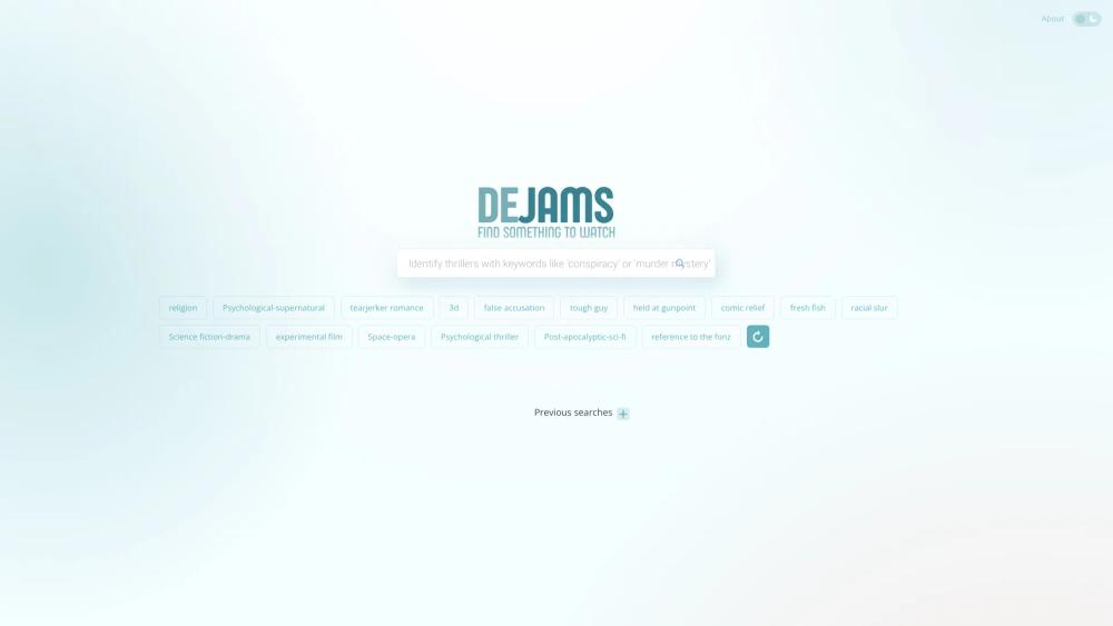 image for Dejams - A smart movie search engine