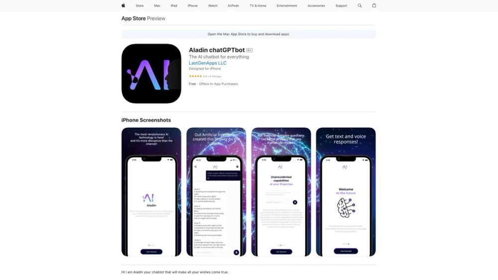 image for Aladin the most powerful AI chatbot