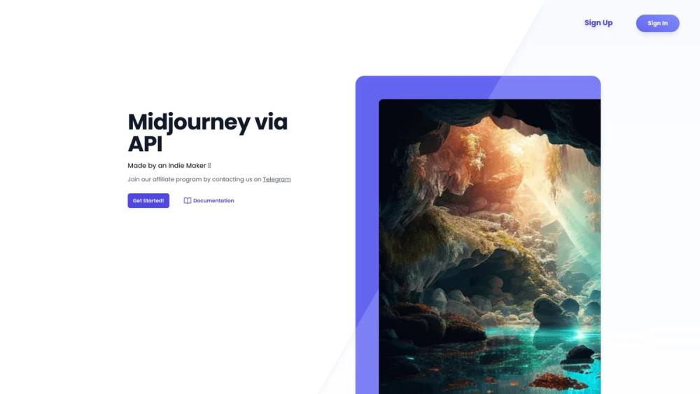 image for Midjourney API by The Next Leg