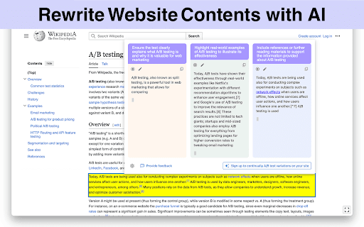 image for Website Optimizer AI