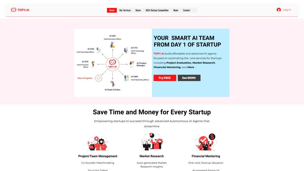 image for Startup AI Hub by TOPY.AI