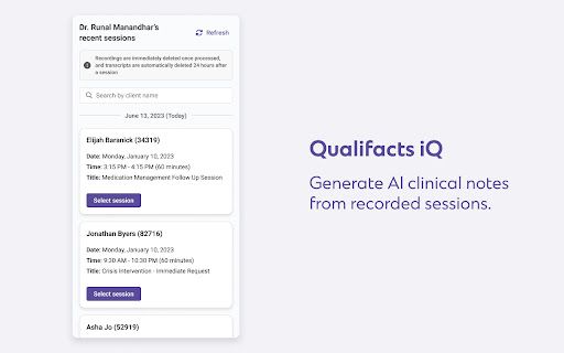 image for Qualifacts iQ - AI Note Assistant