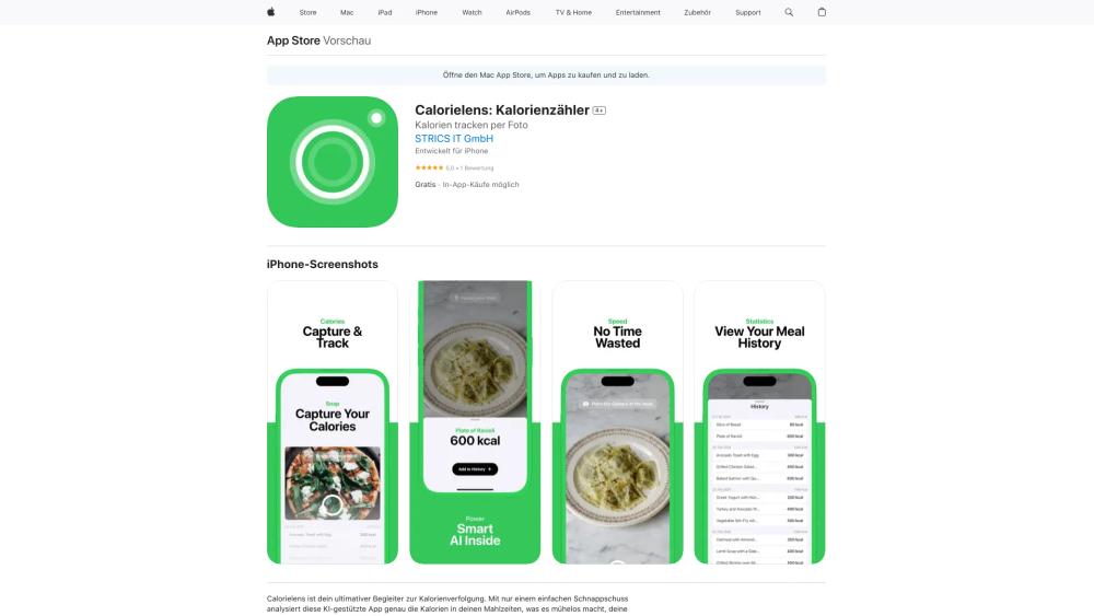 image for Calorielens: Calorie Tracker