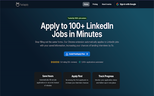 image for FastApply - Free AI Automated Job Application Copilot
