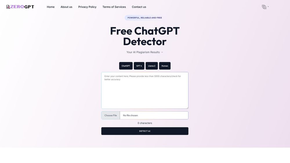 image for ZeroGPT.Tools