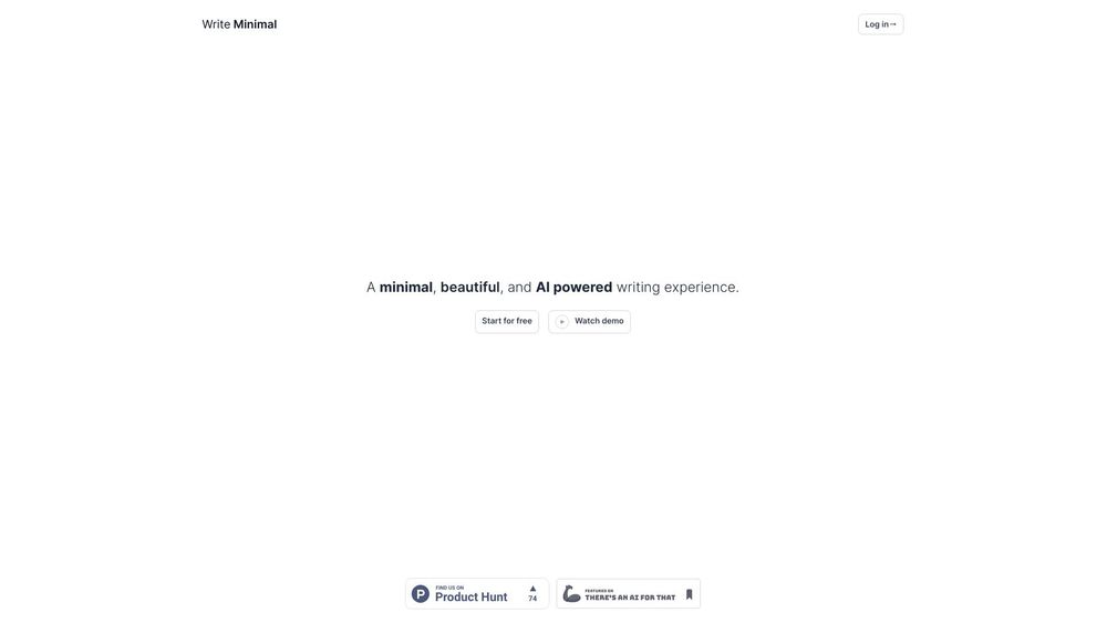 image for Write Minimal