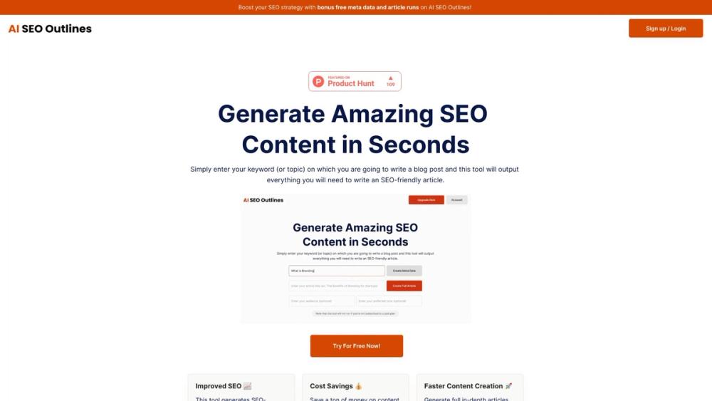 image for AI SEO Outlines