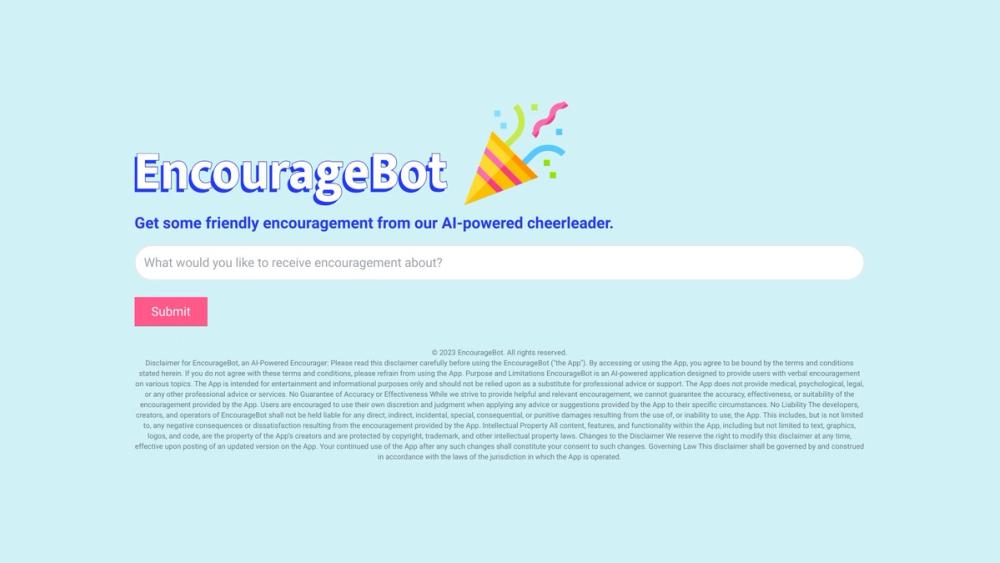 image for EncourageBot