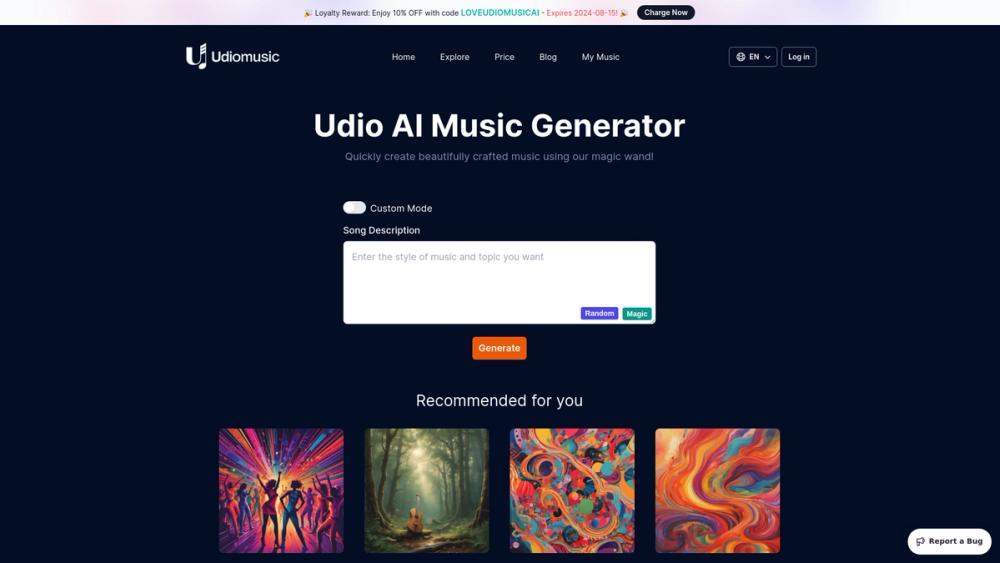 image for UdioMusic.Online AI