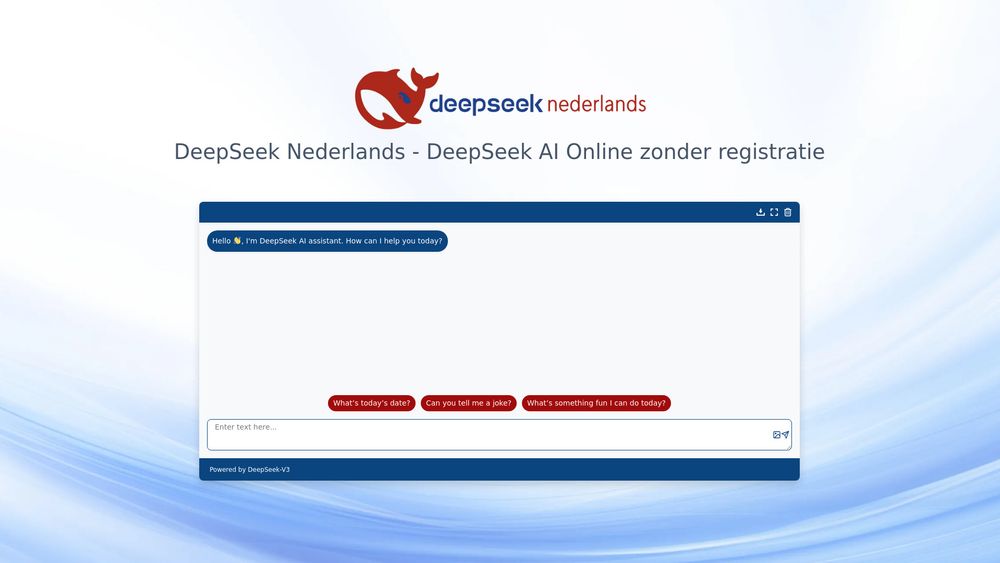 image for DeepSeek Nederlands