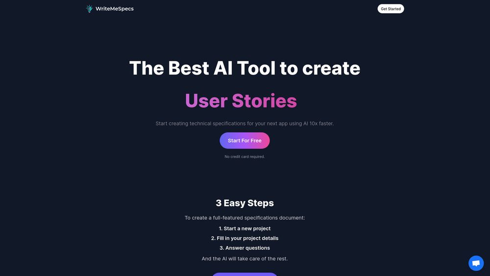 image for WriteMeSpecs.com
