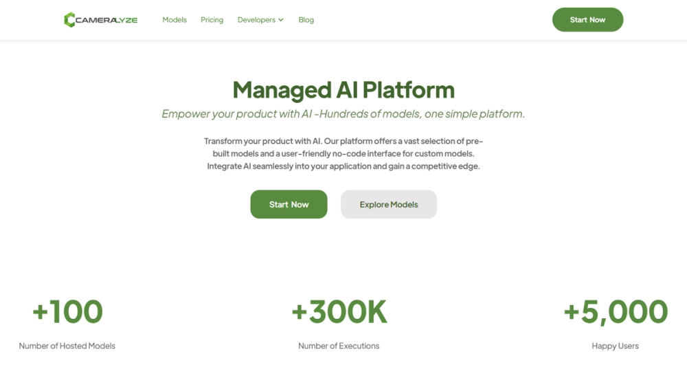 image for Cameralyze - No-Code AI Studio