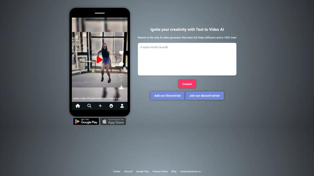 image for AI-Powered Text-to-Video App