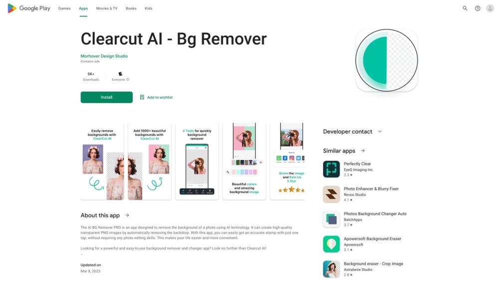 image for Clearcut AI - Bg Remover
