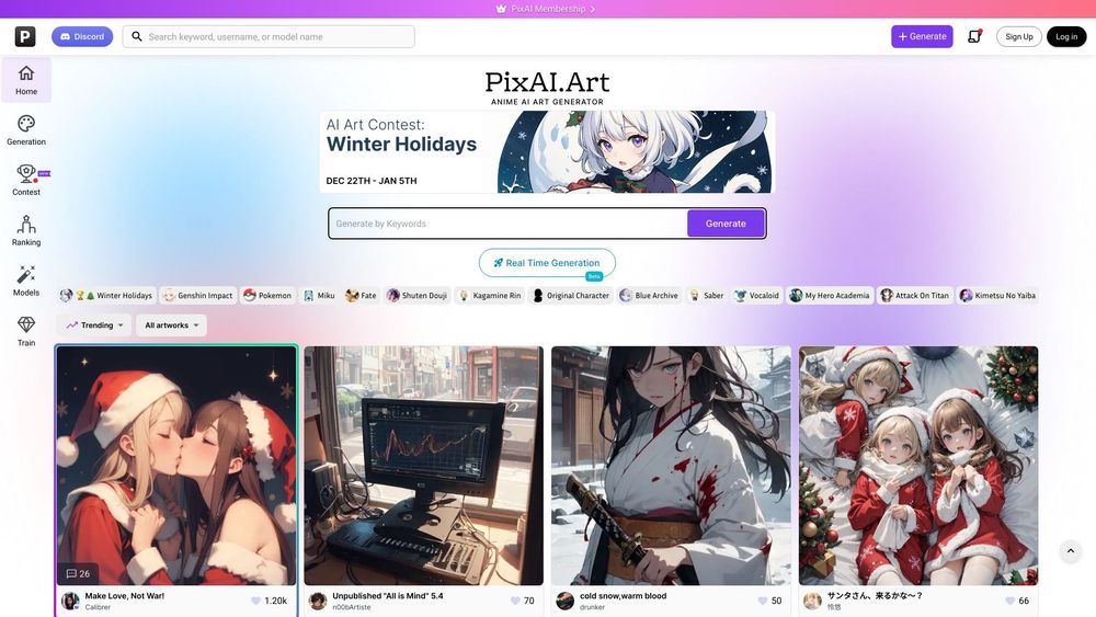 image for PixAI - AI Art Generator