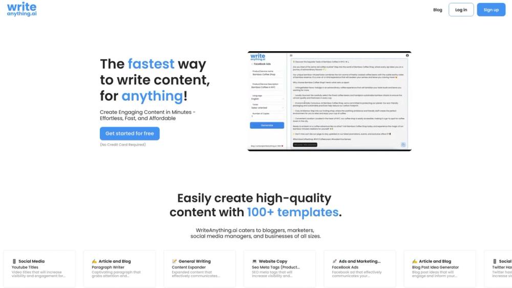 image for WriteAnythingAI