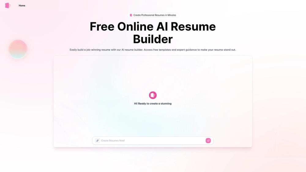image for AIResumeBuilder.me: Create Professional Resumes Free Online