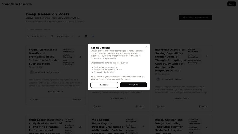 image for Share Deep Research