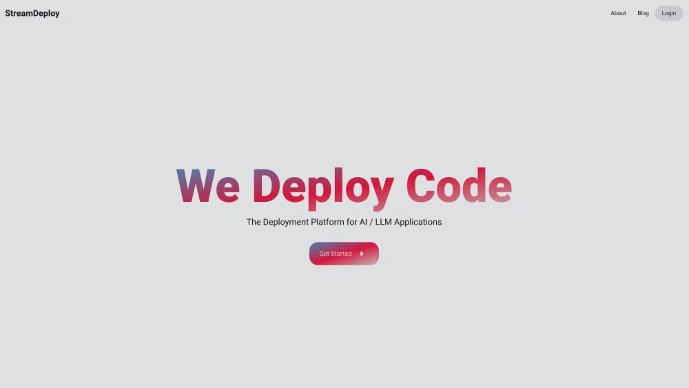 image for StreamDeploy