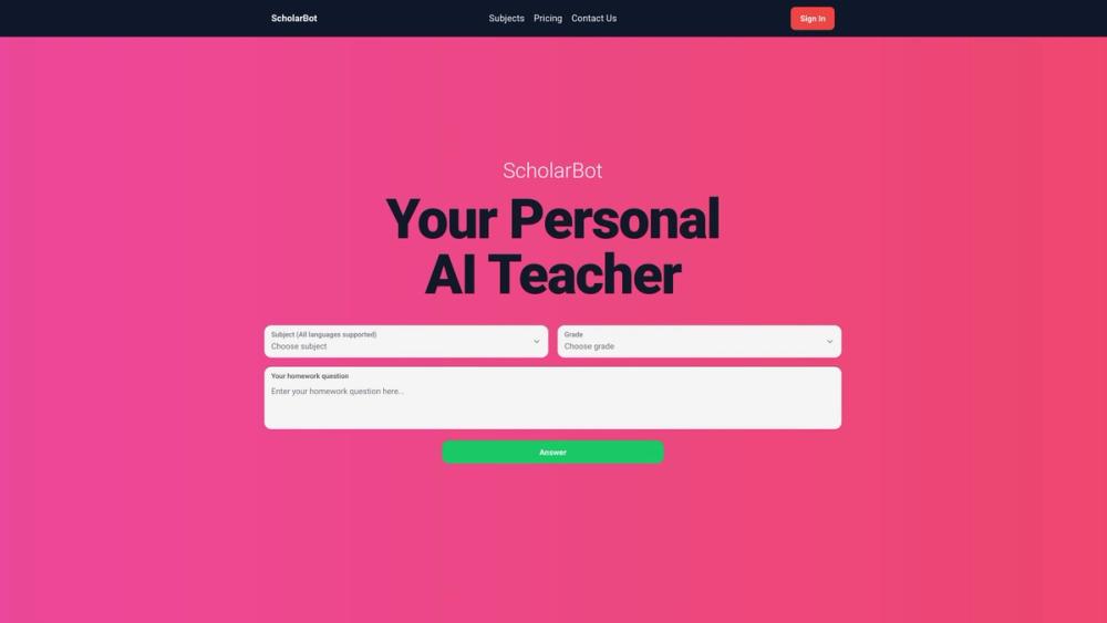 image for Scholarbot AI