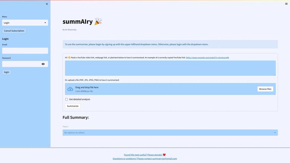 image for summAIry