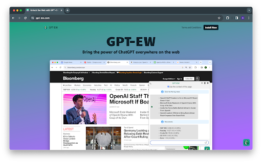 image for GPT-EW: ChatGPT EveryWhere