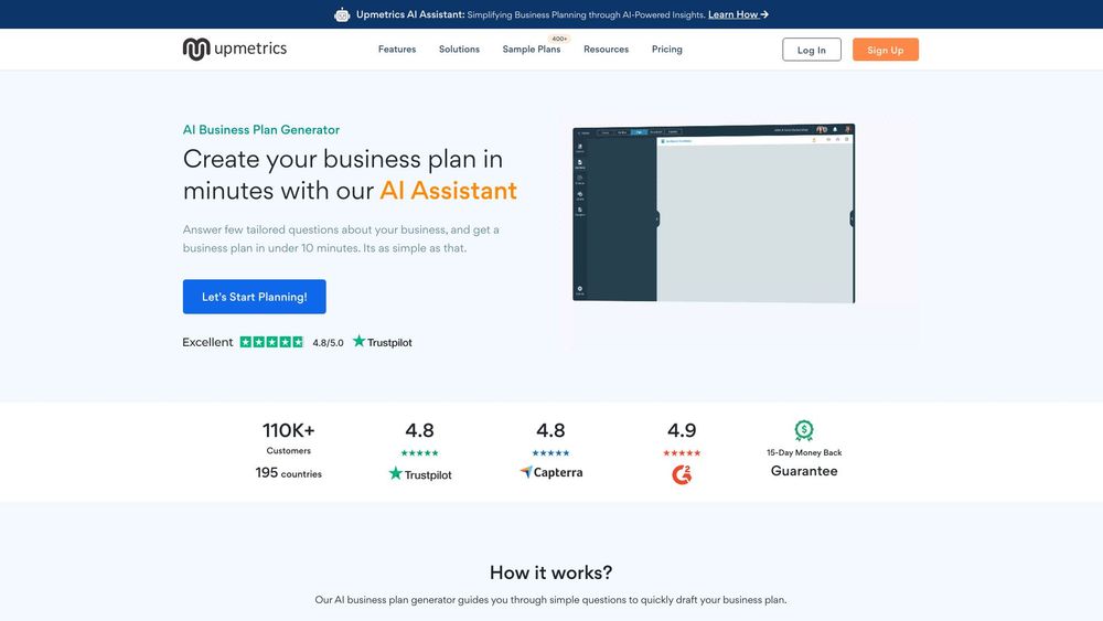 image for Upmetrics AI