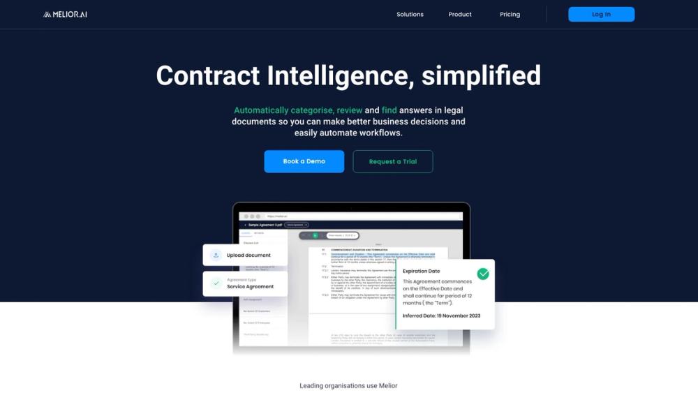 image for Melior Contract Intelligence AI