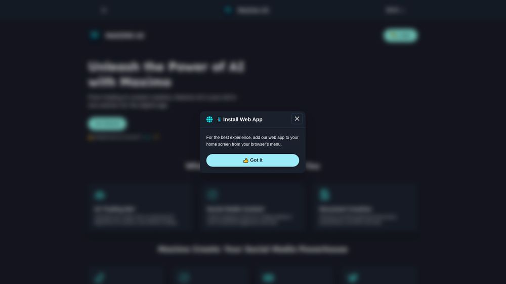 image for Maximo AI
